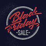 Black Friday Sale Lettering Badge