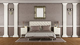 Luxury brown master bedroom