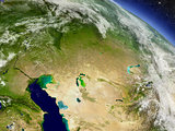 Kazakhstan from space