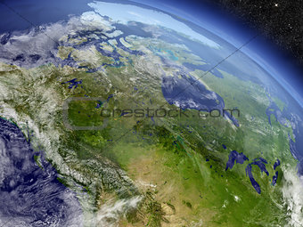 Canada from space