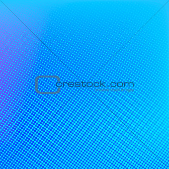 Halftone background. Cyan blue and lilac color