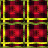 Seamless pattern in green, yellow and red colors