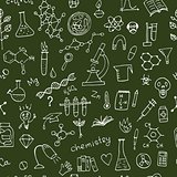 Chemistry background, seamless pattern for your design