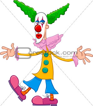 circus clown character cartoon