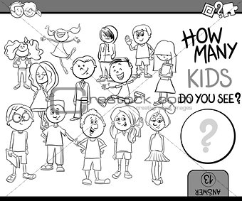 how many children coloring book