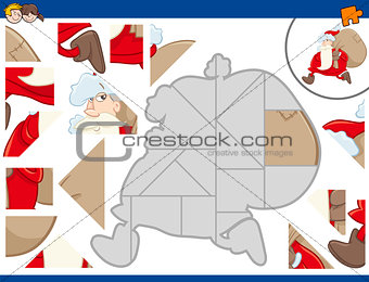 jigsaw puzzle with santa claus