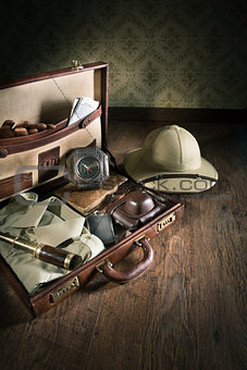 Adventurer's suitcase