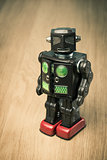 Vintage tin toy robot