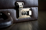 Security briefcase with lock