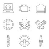 Auto service linear icons vol 2