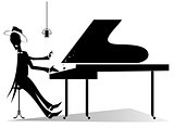 Pianist original silhouette