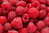 Background from raspberry berries