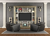 Home cinema in classic style