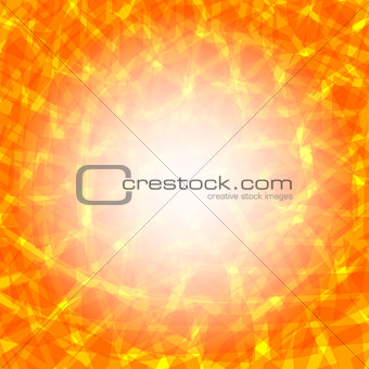 Abstract Orange Pattern