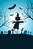 Halloween Zombie Party Poster
