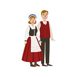 Couple In Hollandaise National Clothes