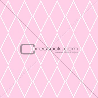 Tile vector pattern or pink and white wallpaper background