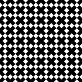 Tile black and white x cross vector pattern