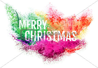 Abstract Christmas background, vector