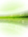 Abstract green motion technology background