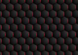 Dark abstract hexagonal texture design