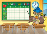 School timetable classroom theme 4