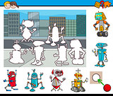 educational activity with robots