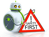 sweet little robot safety first