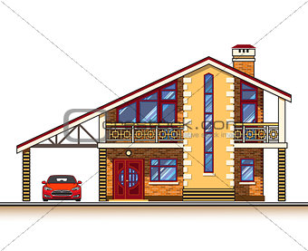 House cottage vector graphics