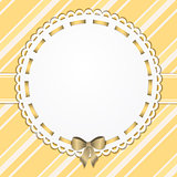 Vintage yellow border and background