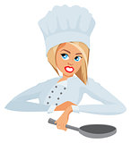 Woman cooking