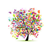Floral tree for your design