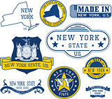 generic stamps and signs of New York State