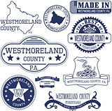 generic stamps and signs of Westmoreland county, PA