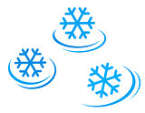 set of snowflake icons