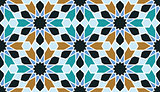 Seamless pattern in Moroccan style