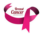 Breast cancer awareness vector symbol