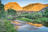 Eagle Nest Rock and Poudre RIver