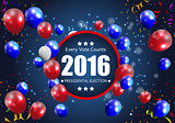 Presidential Election 2016 in USA Background. Can Be Used as Ban