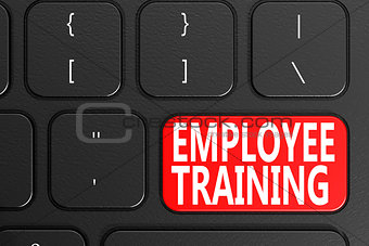 Employee Training on black keyboard