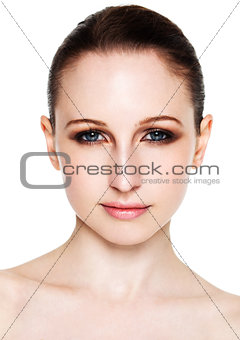 Beauty woman healthy cosmetic makeup portrait 