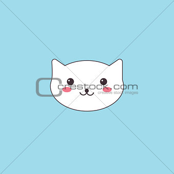Kawaii muzzle cute cat