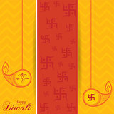 Stylish design and text for Diwali celebration