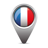 France pointer vector flag