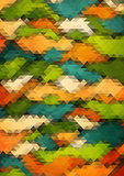 Color Abstract 2d mosaic. triangle geometric background