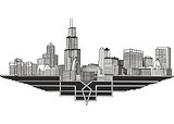 Cityscape and skyline of Chicago, Illinois