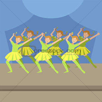 Kids Synchronized Modern Dance Performance