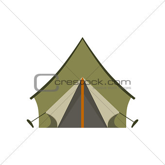 Khaki Tarpauline Camping Tent