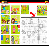 jigsaw puzzle activity with kids