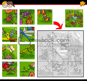jigsaw puzzles with insects